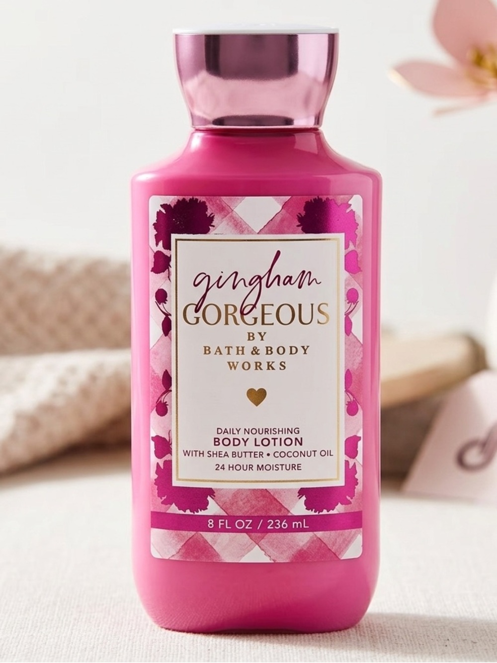 Bath & Body Works Gingham Gorgeous Pink Body Lotion